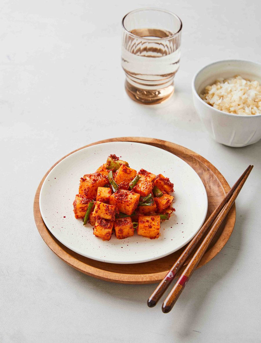 콜라비 깍두기